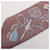 Hermès Sciarpa Twilly Les Cles a Pois Hermes Marrone Multicolore  - vista 6