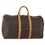 Borsa Keepall Louis Vuitton Monogram Canvas 50 Marrone