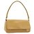 Borsa a tracolla PRADA in pelle beige oro Auth yk20464 D'oro