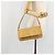 Borsa a tracolla PRADA in pelle beige oro Auth yk20464 D'oro - vista 24