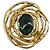 Spilla SAINT LAURENT in metallo Gold Tone Auth 183502V