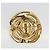 Spilla SAINT LAURENT in metallo Gold Tone Auth 183502V - vista 3