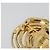 Spilla SAINT LAURENT in metallo Gold Tone Auth 183502V - vista 4