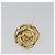 Spilla SAINT LAURENT in metallo Gold Tone Auth 183502V - vista 5