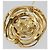 Spilla SAINT LAURENT in metallo Gold Tone Auth 183502V - vista 7