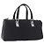 CHANEL Choco Bar Hand Bag Nylon Black Silver CC Auth 183944SAM Nero Argento