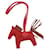 Hermès HERMES Rodeo PM Charm Leather Red Auth 184238M  - view 1