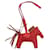 Hermès HERMES Rodeo PM Charm Leather Red Auth 184238M  - view 7