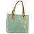 LOUIS VUITTON Borsa Monogram Vernis Houston Baby Blue M91005 LV Auth 184172 Blu chiaro