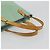 LOUIS VUITTON Borsa Monogram Vernis Houston Baby Blue M91005 LV Auth 184172 Blu chiaro - vista 8