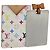 LOUIS VUITTON Monogram Multicolor Etui Specchio a Mano Bianco M92651 LV Auth 183796V