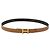 Hermès HERMES Constance Mini Belt Leather Beige Gold Auth 180888 D'oro