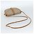 Céline Borsa a Spalla CELINE in Tela Macadam PVC Beige Oro Auth 183000A D'oro - vista 7