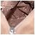 Bolsa CHANEL Choco Bar em pele de cordeiro marrom com CC prateado Autêntica 183856 Prata - vista 21
