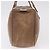 Bolsa CHANEL Choco Bar em pele de cordeiro marrom com CC prateado Autêntica 183856 Prata - vista 3