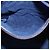 Céline Borsa CELINE Luggage Phantom in pelle blu argento autentica ep14638A - vista 21