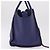 Céline Borsa CELINE Luggage Phantom in pelle blu argento autentica ep14638A - vista 4