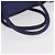 Céline Borsa CELINE Luggage Phantom in pelle blu argento autentica ep14638A - vista 7