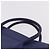 Céline Borsa CELINE Luggage Phantom in pelle blu argento autentica ep14638A - vista 8