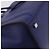Céline Borsa CELINE Luggage Phantom in pelle blu argento autentica ep14638A - vista 9