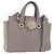 Borsa Jimmy Choo in pelle 2way Grigio Oro Auth bs35431 Marrone D'oro