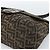 FENDI Zucca Canvas Mamma Baguette Shoulder Bag Black Brown Auth 183009M Marrone Nero - vista 14