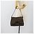 FENDI Zucca Canvas Mamma Baguette Shoulder Bag Black Brown Auth 183009M Marrone Nero - vista 24