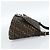 FENDI Zucca Canvas Mamma Baguette Shoulder Bag Black Brown Auth 183009M Marrone Nero - vista 4