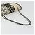 CHANEL Chain Shoulder Bag Vinyl Grau Silber CC Authentisch 182631SAV Braun - Ansicht 7
