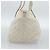 Borsa GUCCI GG Canvas Sherry Line White Gold 131230 Auth 183994 Bianco D'oro - vista 3