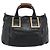 Chloé Borsa Chloe Etel in pelle nera e oro Auth 183634 Nero D'oro - vista 13