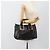 Chloé Borsa Chloe Etel in pelle nera e oro Auth 183634 Nero D'oro - vista 24