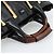 Chloé Borsa Chloe Etel in pelle nera e oro Auth 183634 Nero D'oro - vista 7