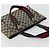Borsa GUCCI GG Canvas Sherry Line Navy Silver 145810 Auth 183200 Argento Blu navy - vista 6