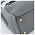 Bolsa FENDI To joule de couro 2way Cinza Ouro Auth 183996 Marrom Dourado - vista 17