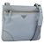 Borsa a tracolla PRADA in pelle azzurro chiaro argento Auth 183673A Blu chiaro