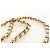 CHANEL Matelasse Chain Backpack Lana Tweed Avorio Oro CC Auth 181919SM D'oro Crudo - vista 15