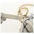 CHANEL Matelasse Chain Backpack Lana Tweed Avorio Oro CC Auth 181919SM D'oro Crudo - vista 9