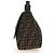 Borsa a Spalla FENDI Zucca Canvas Nero Marrone Auth 183663V - vista 3