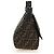 Borsa a Spalla FENDI Zucca Canvas Nero Marrone Auth 183663V - vista 4