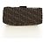Borsa a Spalla FENDI Zucca Canvas Nero Marrone Auth 183663V - vista 5