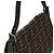 Borsa a Spalla FENDI Zucca Canvas Nero Marrone Auth 183663V - vista 6