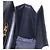 GIVENCHY Handtasche aus Leder Schwarz Gold Auth 182204A Golden - Ansicht 18