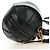 Borsa GUCCI Basketball Shape in Pelle 2way Nero Oro 547855 Auth 182676SAM D'oro - vista 4