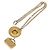CHANEL Halskette Metall Goldton CC Authentisch bs35422A - Ansicht 7