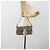 FENDI Zucca Canvas Rhinestone Mamma Baguette Shoulder Bag Silver Auth yk20474SM Argento - vista 24