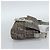 FENDI Zucca Canvas Rhinestone Mamma Baguette Shoulder Bag Silver Auth yk20474SM Argento - vista 4