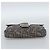 FENDI Zucca Canvas Rhinestone Mamma Baguette Shoulder Bag Silver Auth yk20474SM Argento - vista 5