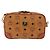 Borsa a Spalla MCM Vicetos Logogram PVC Pelle Marrone Oro Auth 183689 D'oro - vista 13