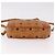 Borsa a Spalla MCM Vicetos Logogram PVC Pelle Marrone Oro Auth 183689 D'oro - vista 5